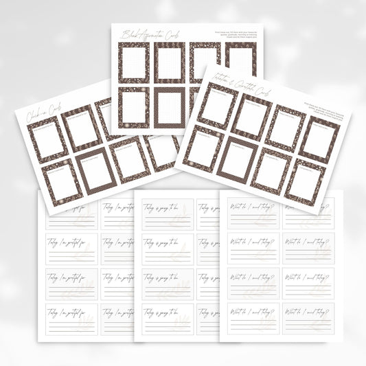 Slow Morning Intention Cards (Printable Set)