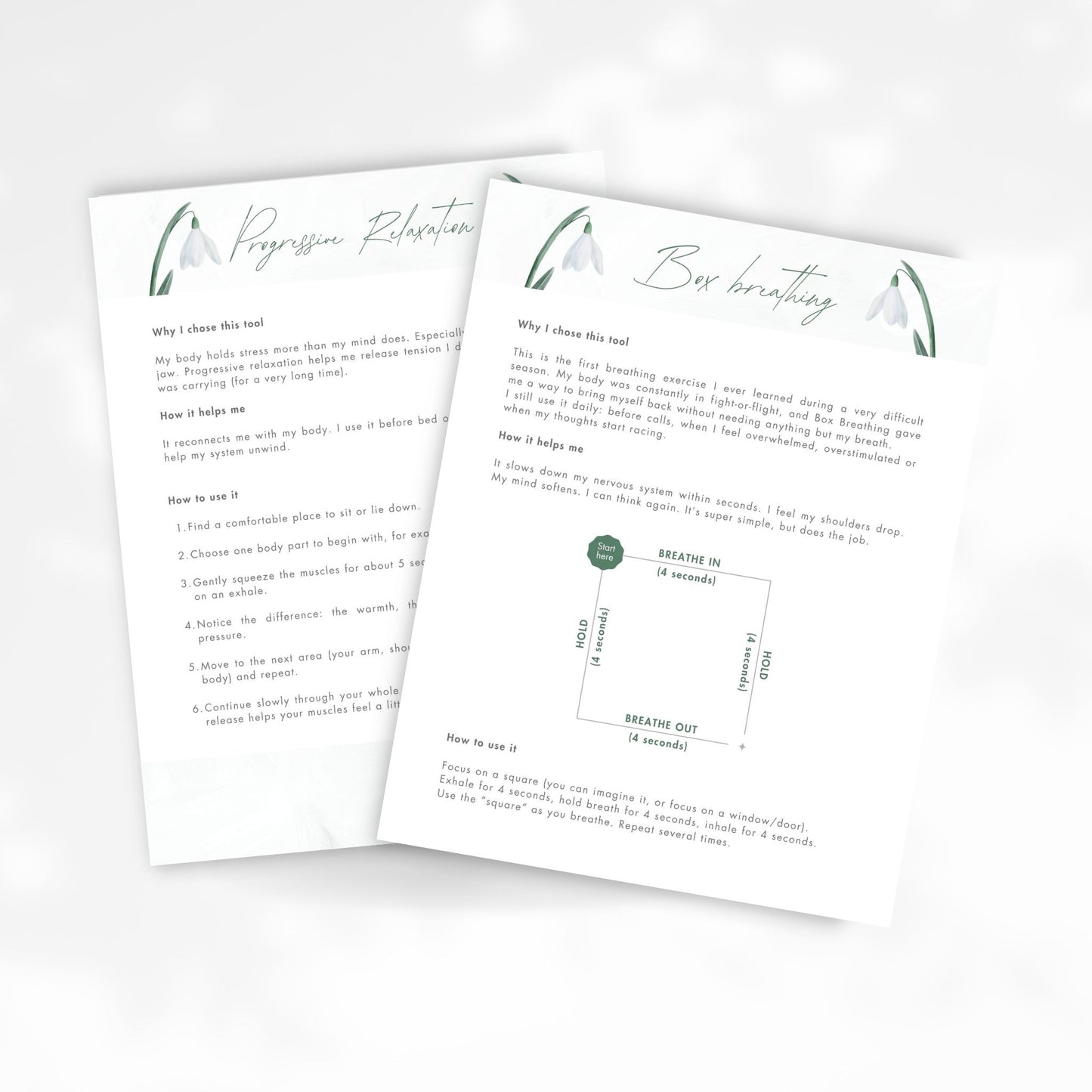 The Calm Within - Printable PDF Guide