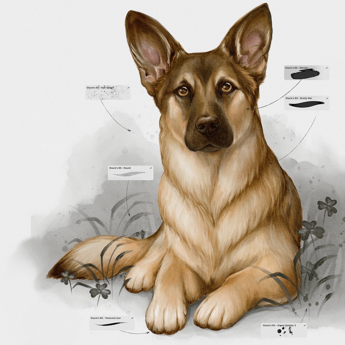 Stacie's brush set for Procreate