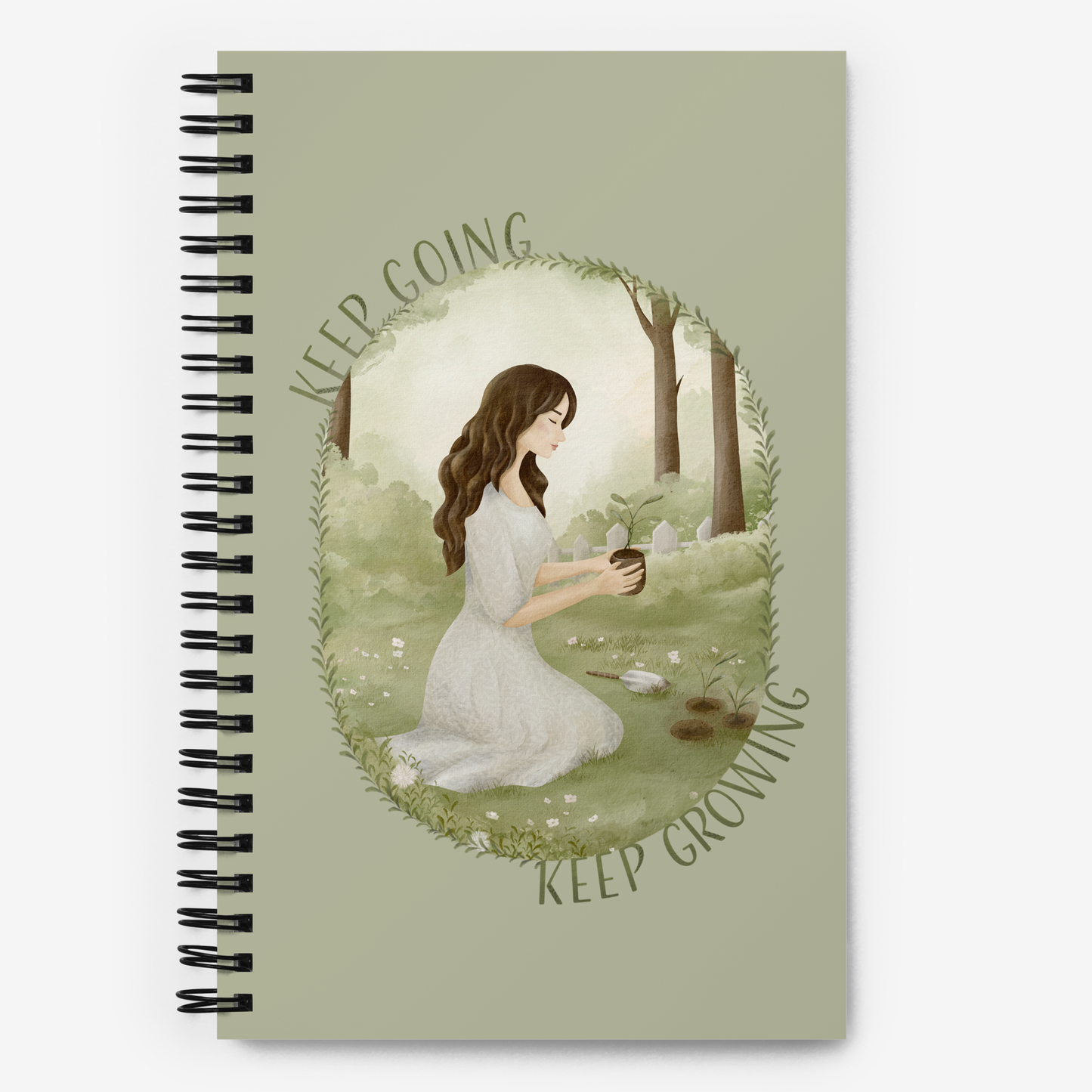 Spiral notebook - Keep Going