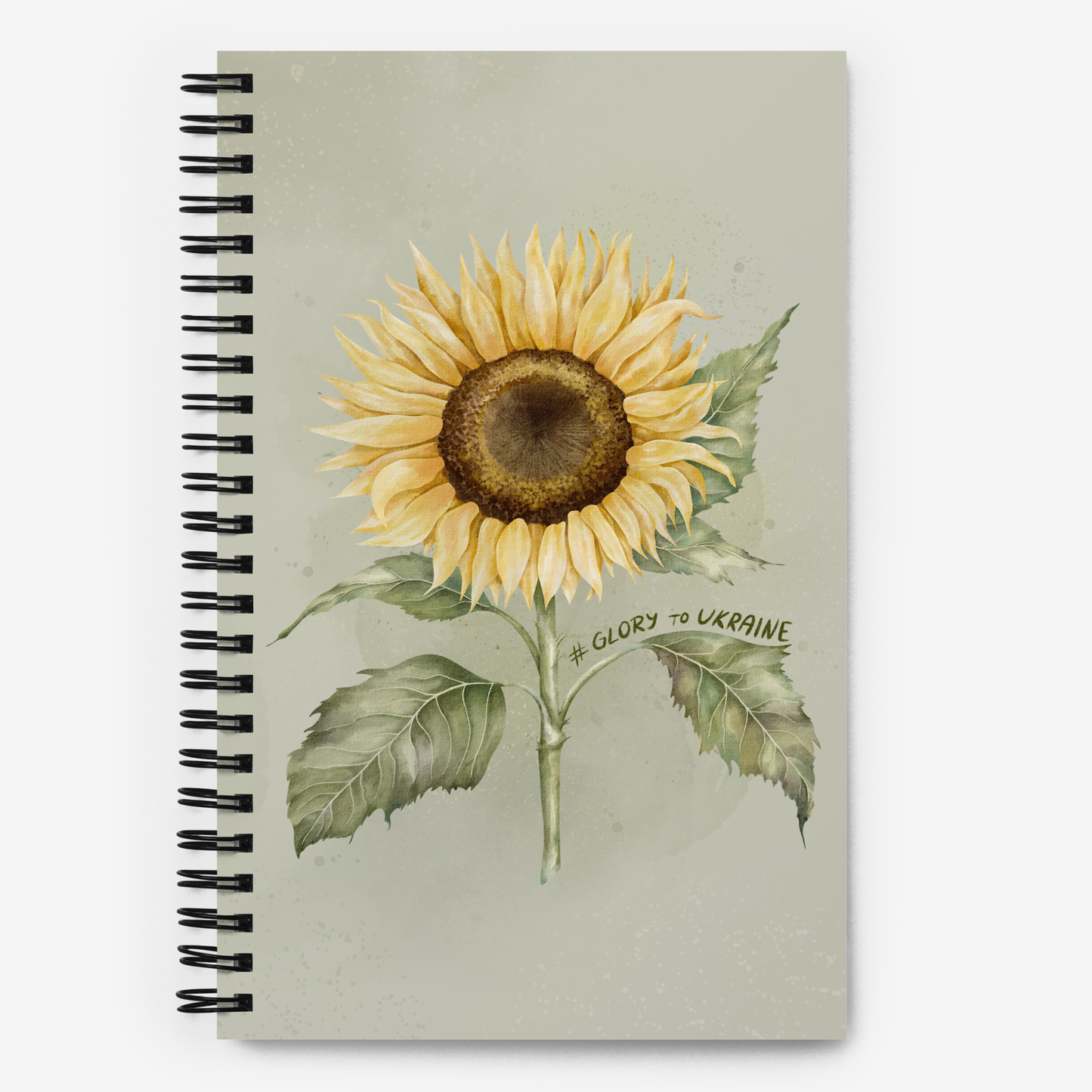 Spiral notebook - Sunflower