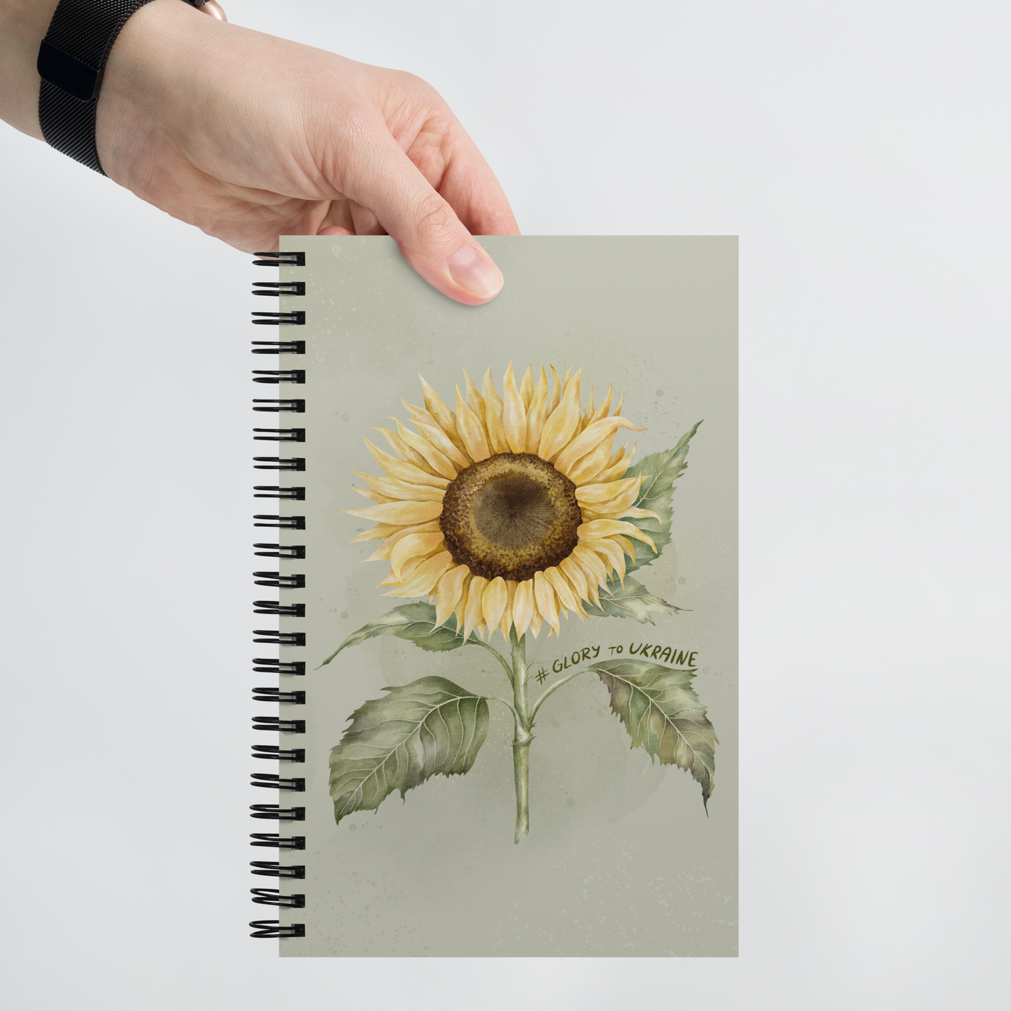 Spiral notebook - Sunflower