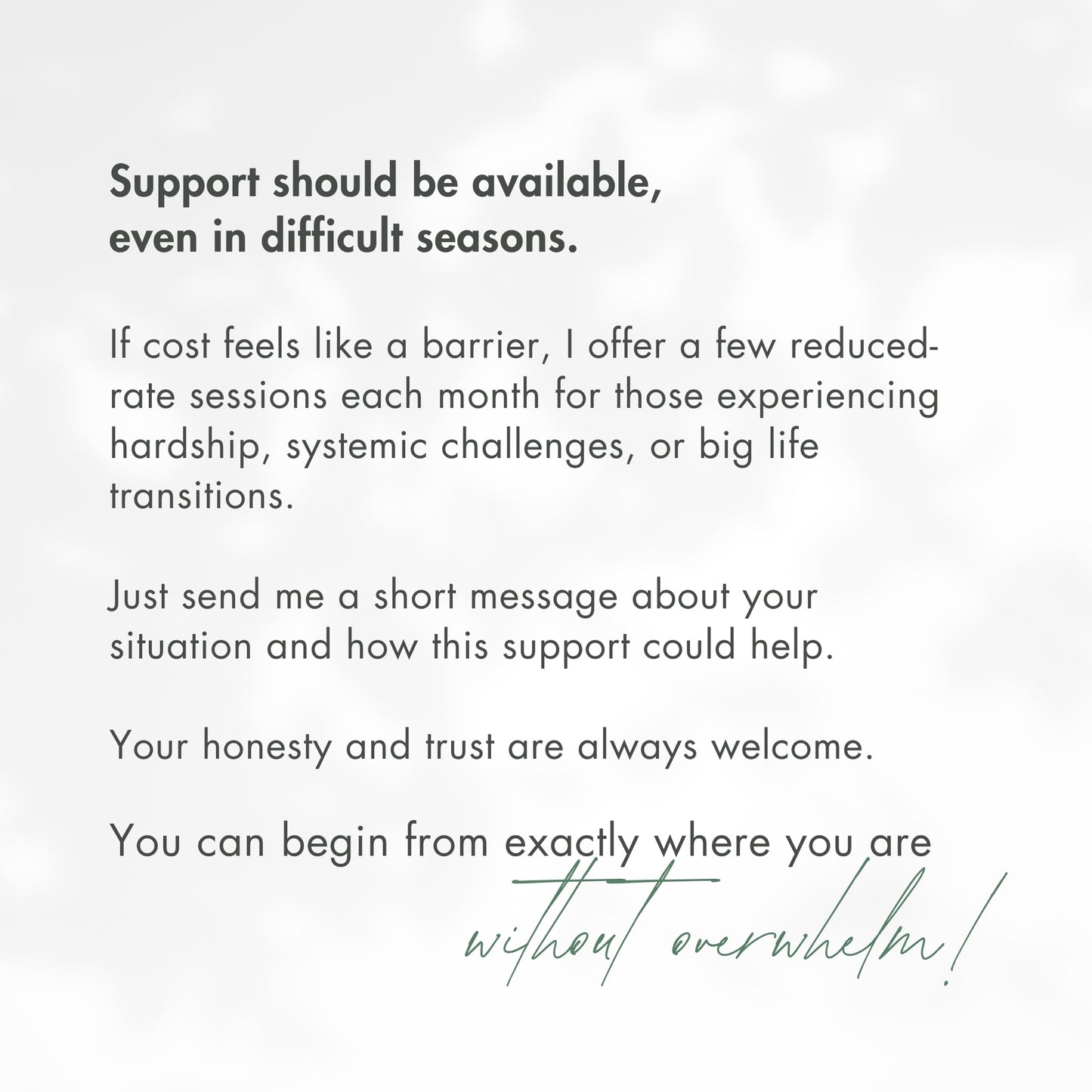 1-on-1 Creative Guidance Session