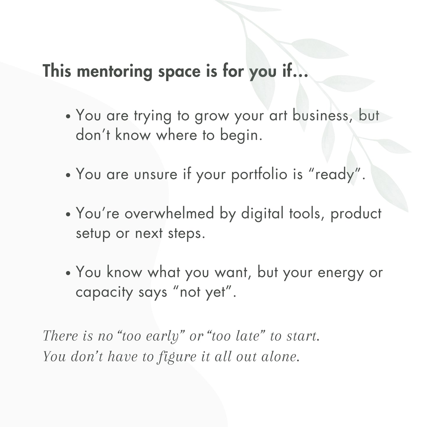 1-on-1 Mentoring for Artists & Surface Designers