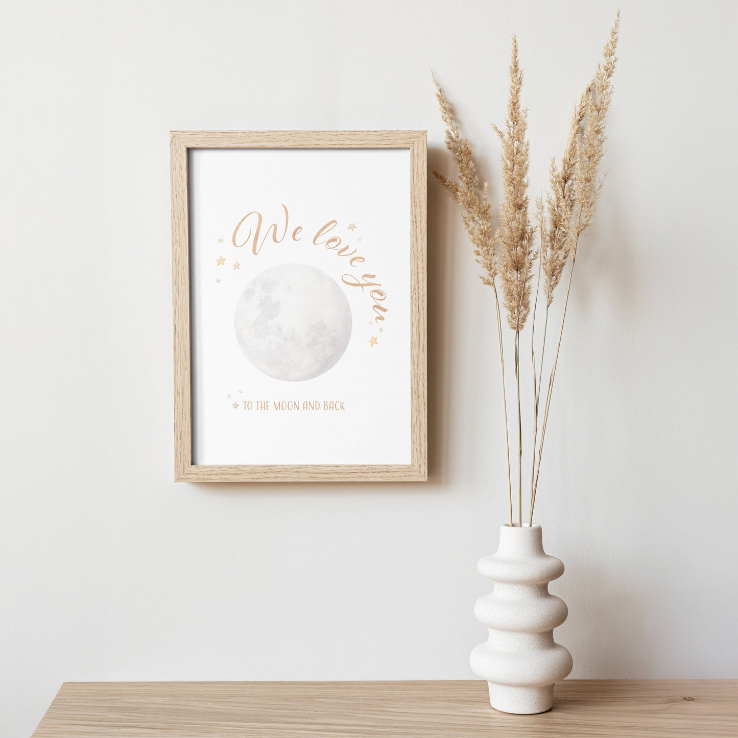 Love you to the Moon - Poster Print