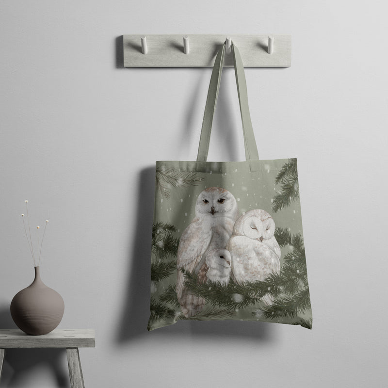 Full Illustration - Composition with Owls