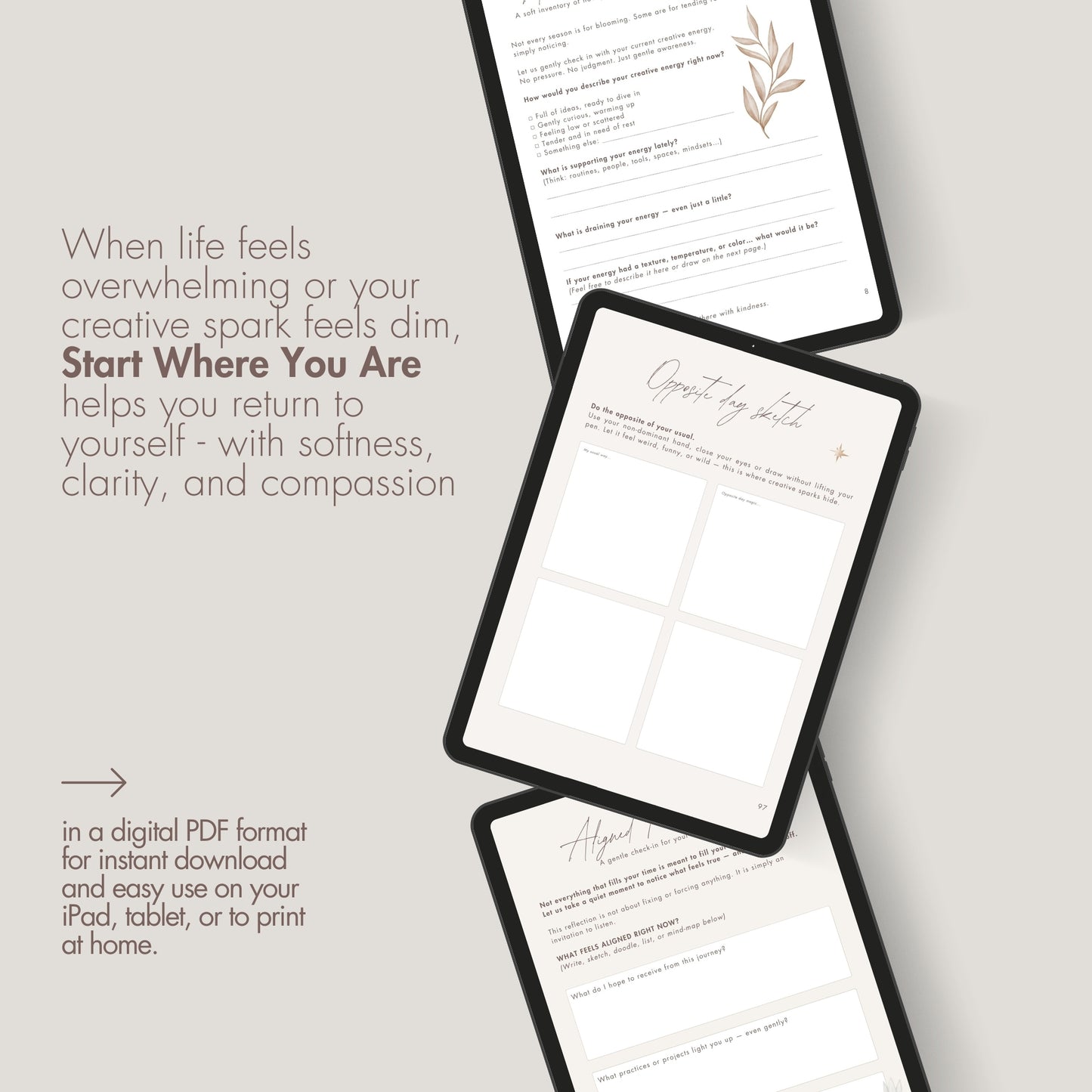 "Start Where You Are" Digital Workbook