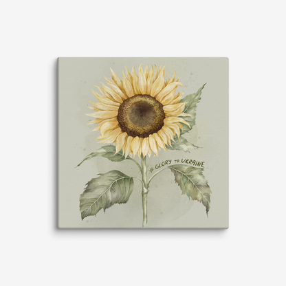 Square Canvas - Sunflower