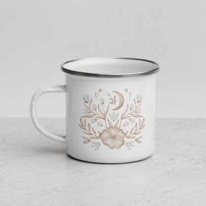 Enamel Mug - Moonlit Blooms