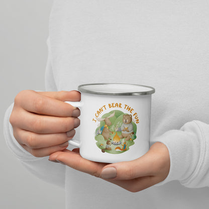 Enamel Mug - I can't bear the fun