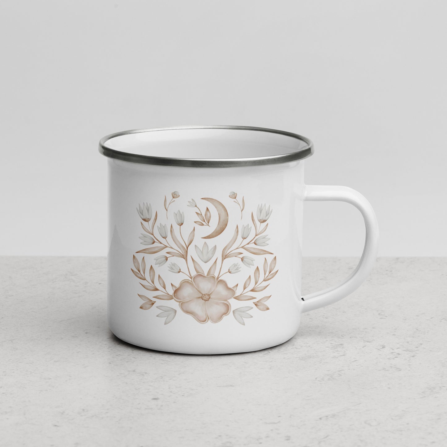 Enamel Mug - Moonlit Blooms