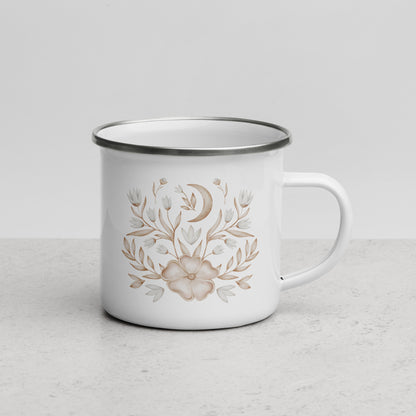 Enamel Mug - Moonlit Blooms