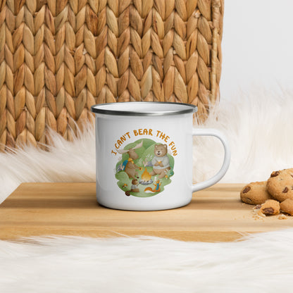 Enamel Mug - I can't bear the fun