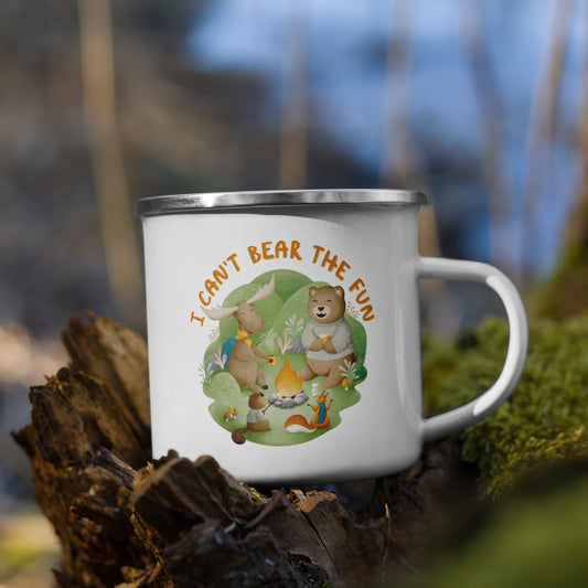 Enamel Mug - I can't bear the fun