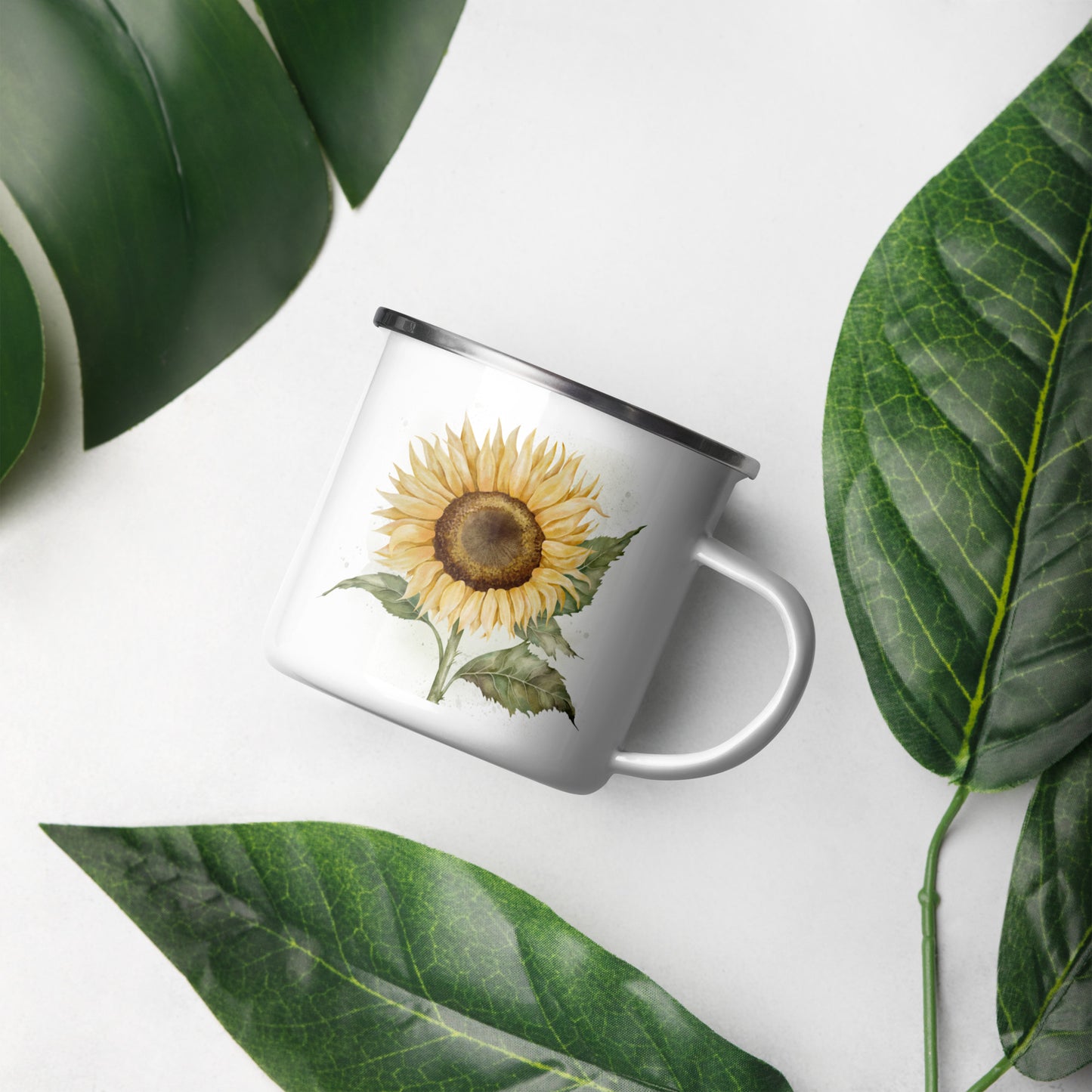 Enamel Mug - Sunflower