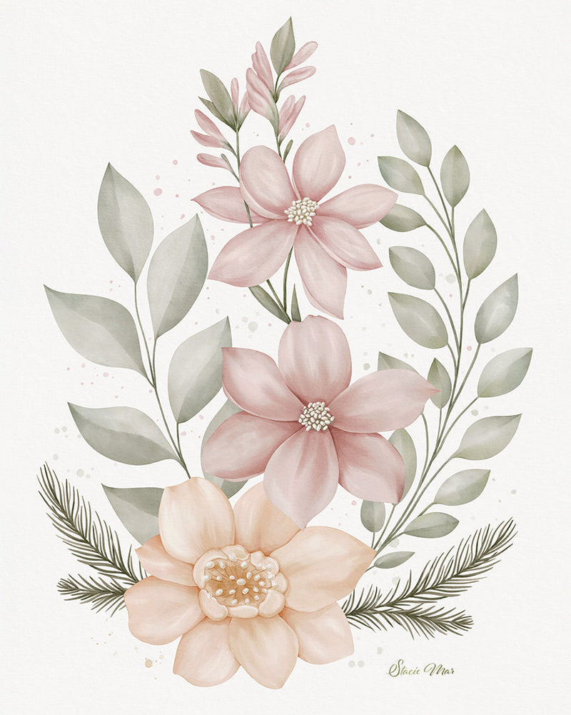 Floral illustration by Stacie Mar