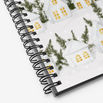 Spiral notebook - Cozy Village