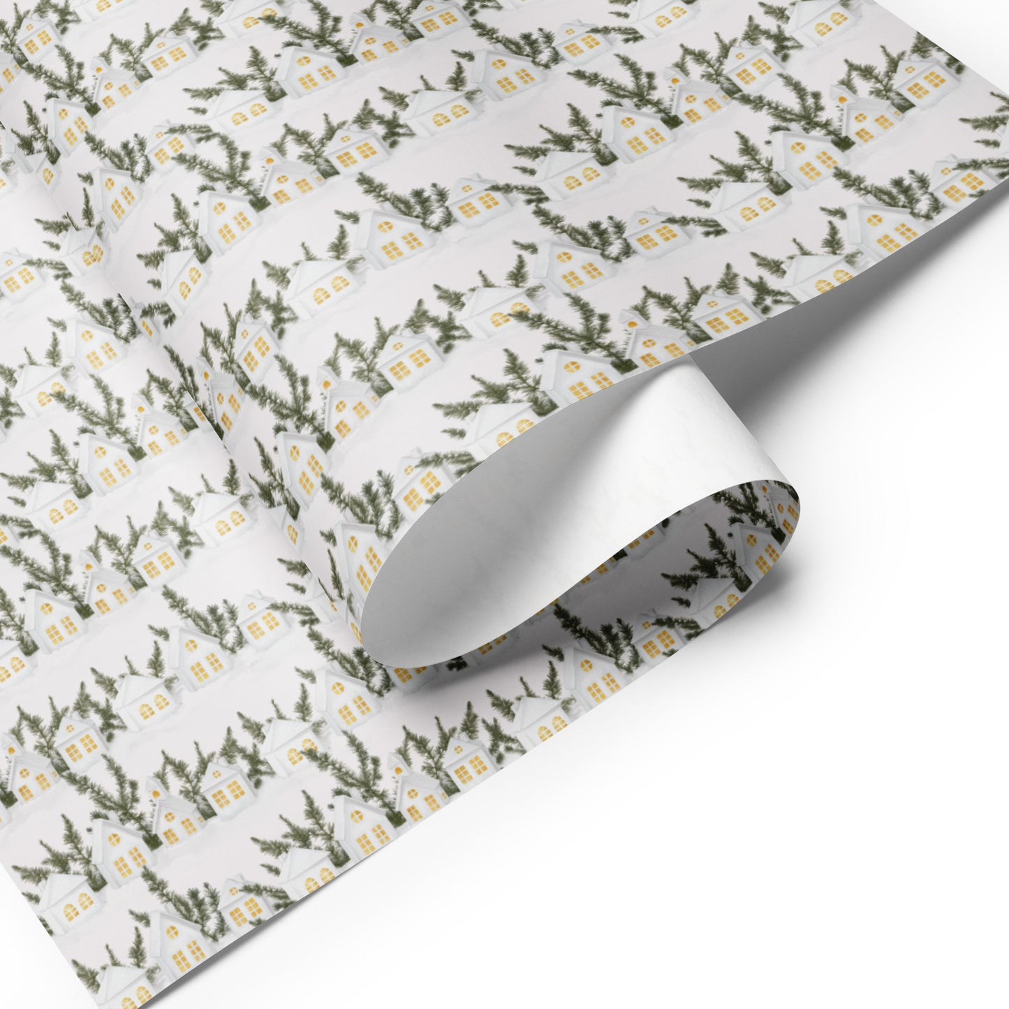 Wrapping paper sheets - Grey, horizontal